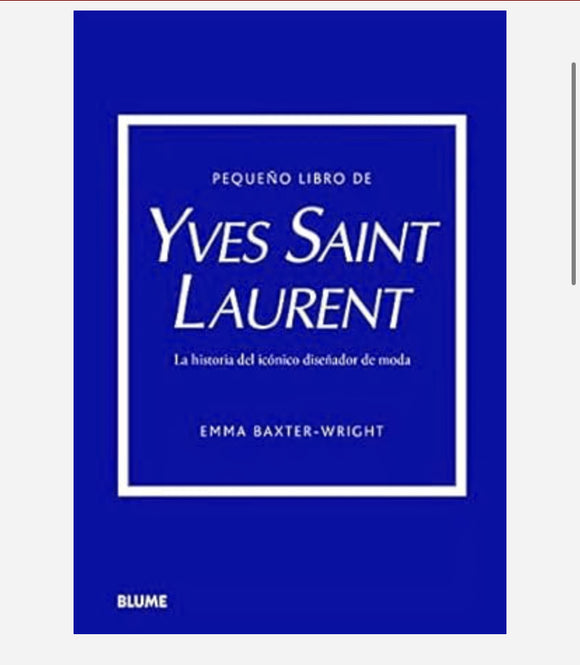 Pequeño libro de Yves Saint Laurent