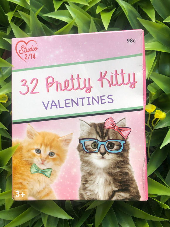 Pretty Kitty Valentines Cards